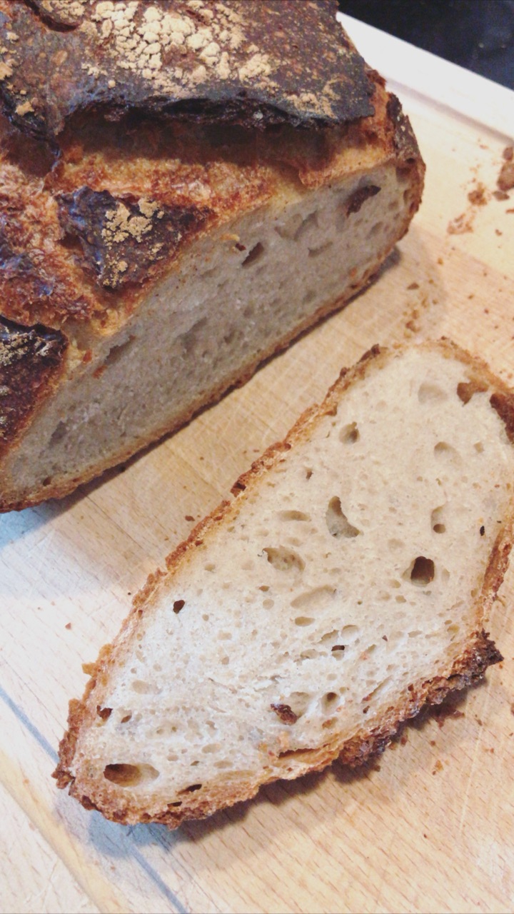 Loaf #4, cut with one slice